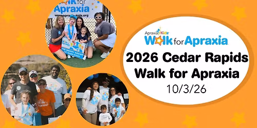 2026 Cedar Rapids Walk for Apraxia