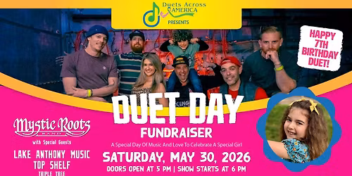 Duet Day 2026 with Mystic Roots, Lake Anthony, and More