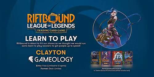 RIFTBOUND - Learn to Play - Gameology BRUNSWICK - 26\/10\/25