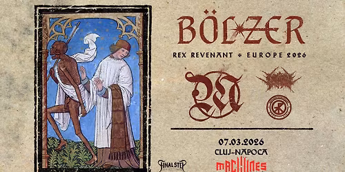 B\u00f8lzer, Mis\u00feyrming, Vitriol, TxRxP - Machines - Cluj-Napoca - 07.03.2026