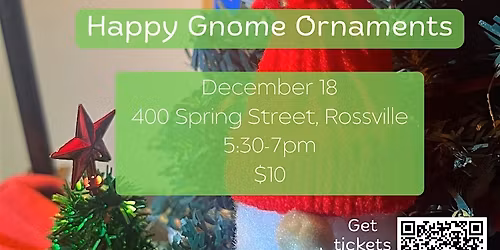 Happy Gnome Ornament Workshop
