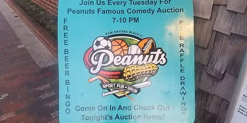 Peanuts Tuesday Night Comedy Auction