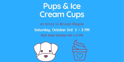 Pups and Ice Cream Cups