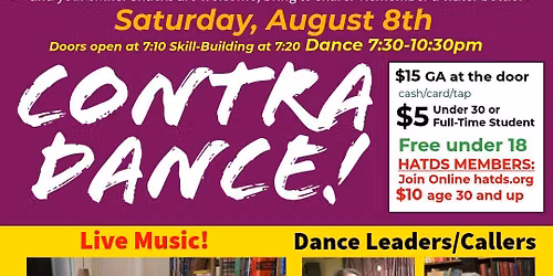 Contra Dance Houston | Sat 8 Aug