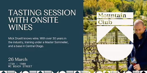 Tasting Session with Onsite Wines