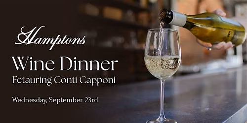 Hamptons Italian Wine Dinner