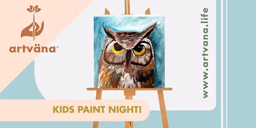 Artvana Kids and Family Paint Night at Dennys in Tumwater November 2025