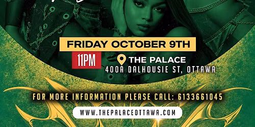 ITALAWA – WE DEY OUTSIDE!  AFROBEATS/DANCEHALL/AMAPIANO/HIP HOP at The Palace Ottawa, Fri, Oct 9