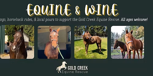Equine & Wine: A Fundraiser for Rescued Horses