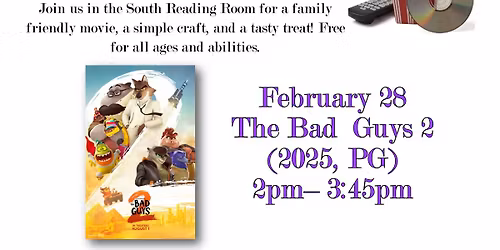 All Ages & Abilities Family Movie & Craft Afternoon