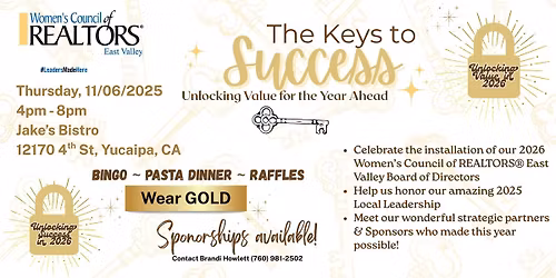 The Keys to Success - 2026 Governing Board Installation