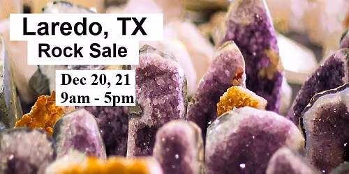 Gem Amethyst Rock Fossil Sale Dec 20, 21 (9am - 5pm) - (Laredo, TX)