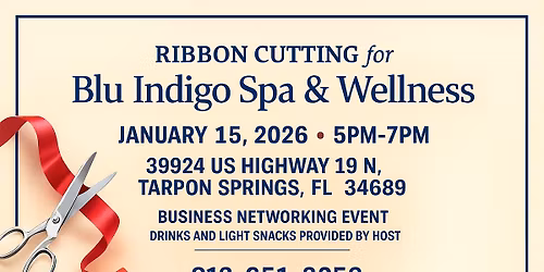 Ribbon Cutting for Blu Indigo Spa & Wellness