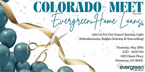 Our Doors Are Open! Colorado- Meet Evergreen!