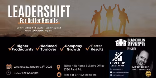 BHHBA: Level Up Your Leadership in 2026- Lunch N Learn