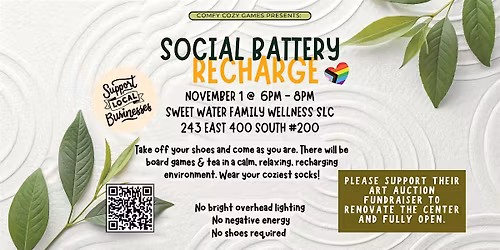 Social Battery Recharge Game Night