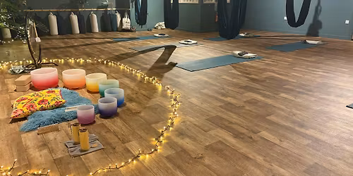 Ripon Floating Sound Bath Crystal Singing Bowls Aura Gong Reiki Drumming