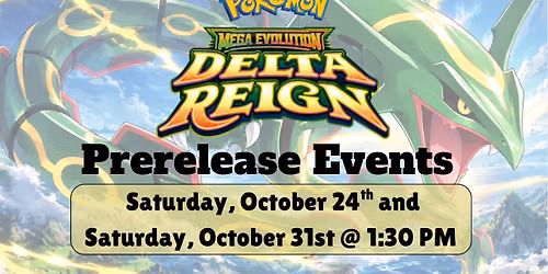 Pokemon Delta Reign Prerelease Events
