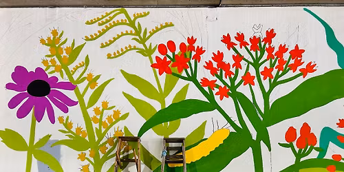"One Earth" Mural Ribbon Cutting in Downtown Iowa City