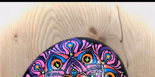 Mandala Rock Painting 