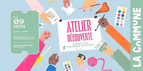\u2728Atelier d\u00e9couverte - cr\u00e9e tes propres stickers DIY !
