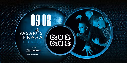 GUS GUS | Vasaros terasa | Vilnius | 2026 09 02
