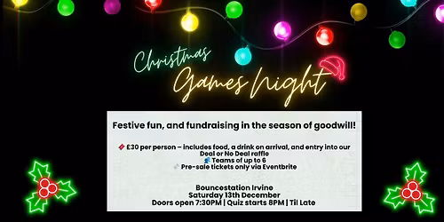 Megan's Space Christmas Quiz & Games Night