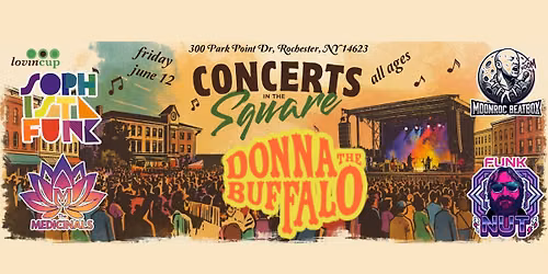 Lovin Cup Concerts - Donna the Buffalo, Sophistafunk, The Medicinals, Funknut, & MoonRoc BeatBox