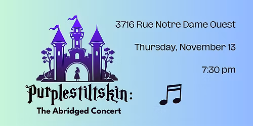 Purplestiltskin: The Abridged Concert