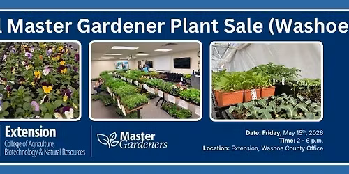 Annual Master Gardener Plant Sale (Washoe)