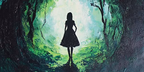 Paint Nite: The Girl Who Went Down the Rabbit Hole