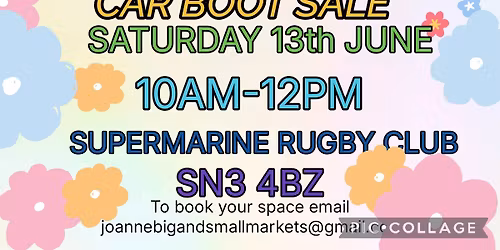 June ~ Whatever the Weather Car Boot Sale