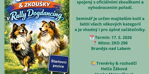 Brand\u00fdsk\u00e1 packa - Rally Dogdancing semin\u00e1\u0159 a dvojzkou\u0161ky 
