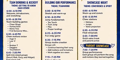 3 Day Mighty Raider Cheer Camp