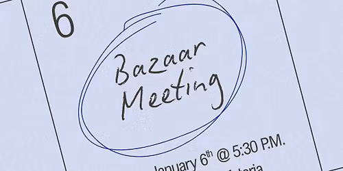Bazaar Meeting