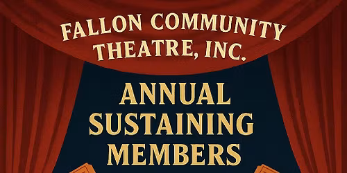 Annual Sustaining Members Meeting! Tuesday, April 28th @ 6pm!