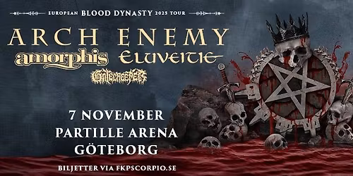 Buss till Arch Enemy, Partille Arena F\u00f6r och Efterfest!!