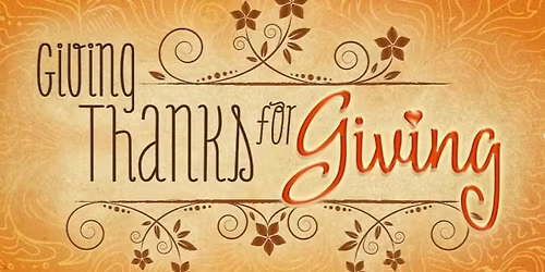 Thanks for Giving Stewardship Lunch