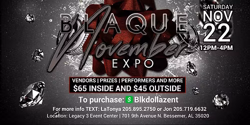 Black Dollaz Ent x Meadowlawn Designs Presents Blaque November