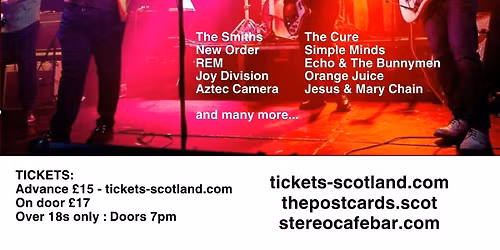 The Postcards 'Glasgow Twixmas' 25 at Stereo, Monday 29th December