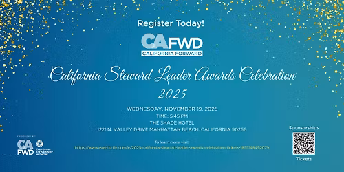 2025 California Steward Leader Awards Celebration