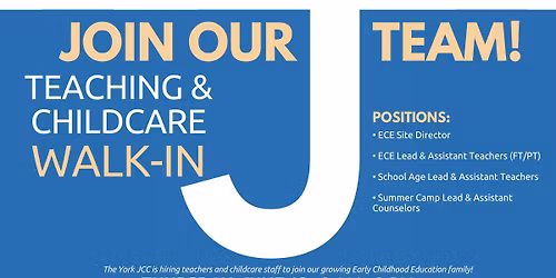 Teaching & Childcare Walk-In Hiring Event