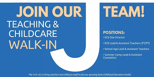 Teaching & Childcare Walk-In Hiring Event