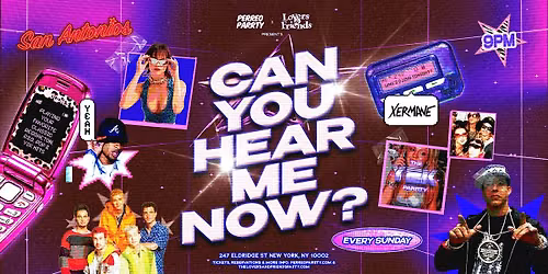The Y2k Parrty- Can you hear me now? Classics at San Antonios Cocktail  Bar