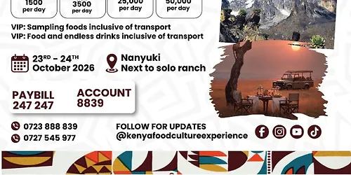 food and culture Experience Kenya