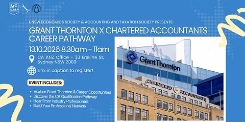Grant Thorton X Chartered Accountants Career Pathway