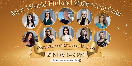 Miss World Finland 2026 Final \u2013 Helsinki