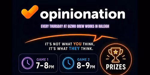 Opinionation @ Gizmo Brew Works in Raleigh
