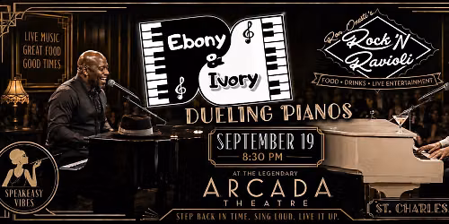 Ebony & Ivory Dueling Pianos @ Rock 'n Ravioli - Arcada Theatre