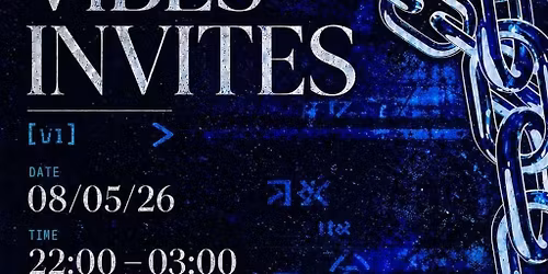 Vibes Hard Techno invite